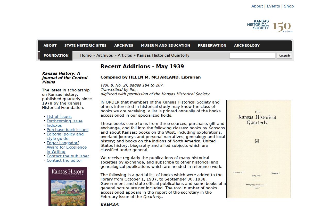 Emporia city directory 1883 KSHS catalog record